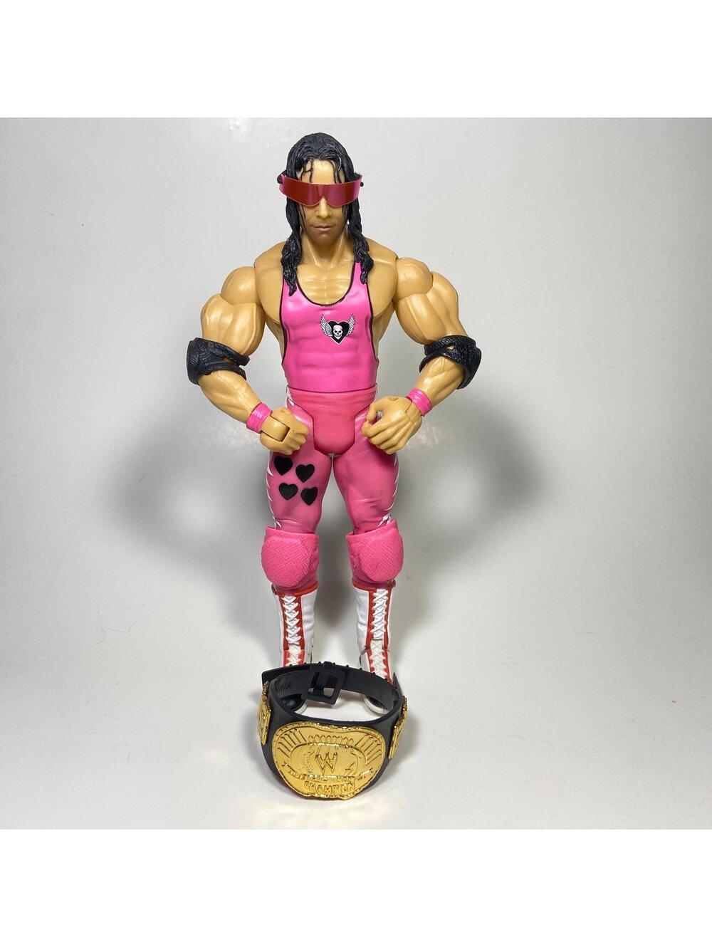 7.25” Jakks Pacific WWE Classic Superstars Series 3 Bret Hart Figure - COMPLETE